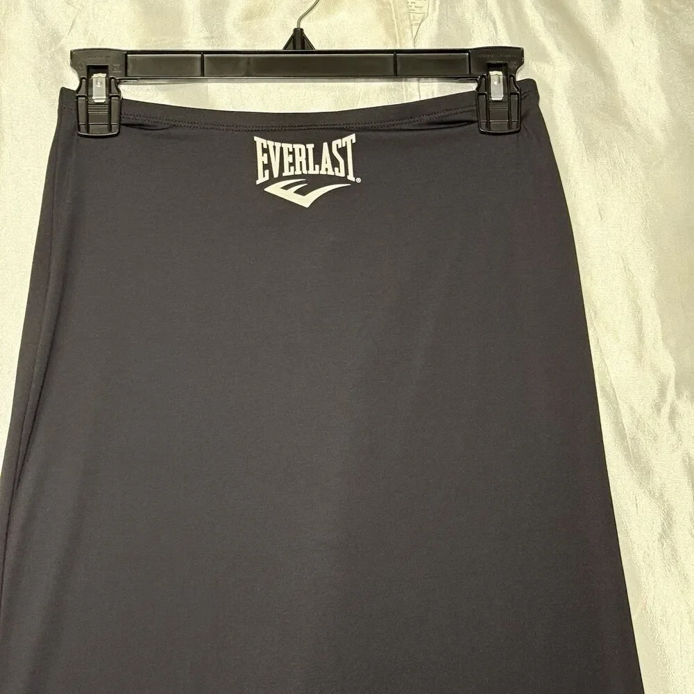 Zara+EVERLAST Women’s Low Rise Long Black Skirt Spandex SZ M NWT Y2K Style